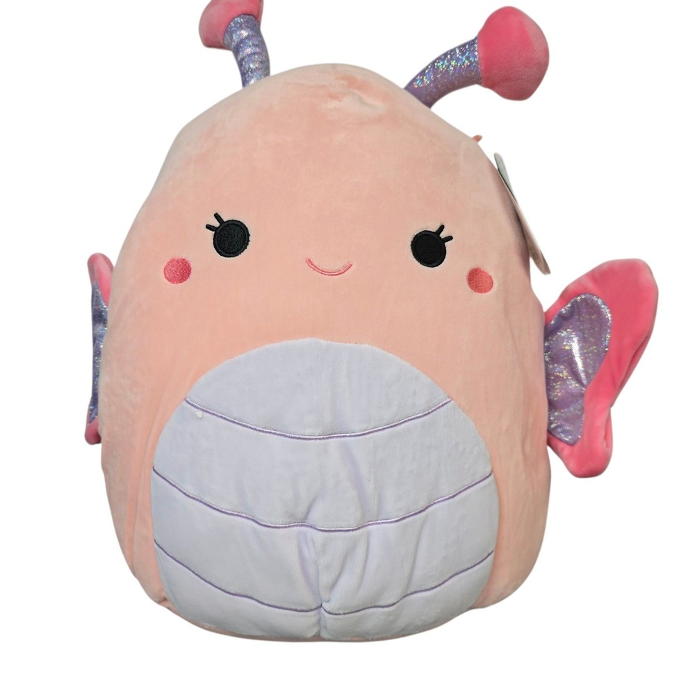 Squishmallows Maribel the Butterfly 12 Inch Pink Plush S12-#165 Kellytoy NWT